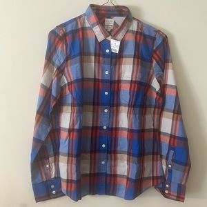 NWT JCrew check women shirt